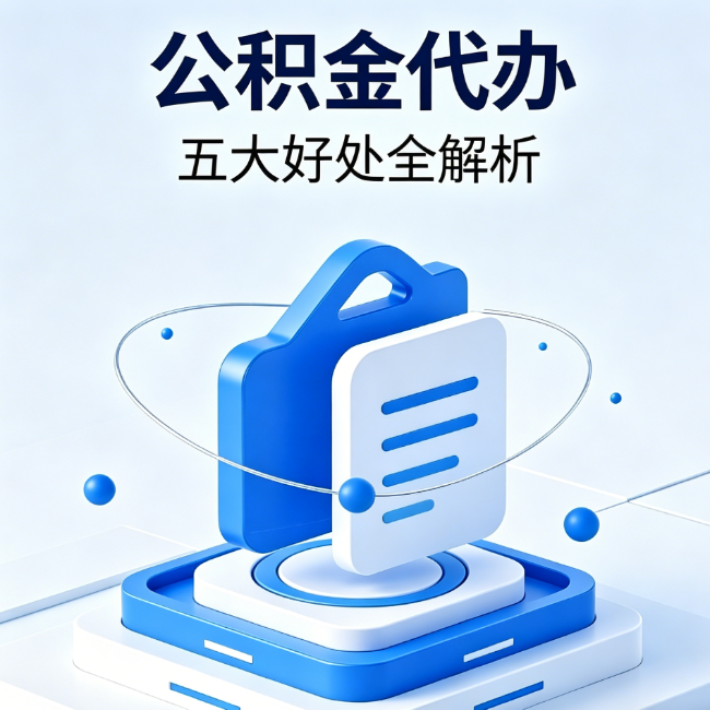 徐汇公积金代办到底值不值？这5大好处让你少走弯路